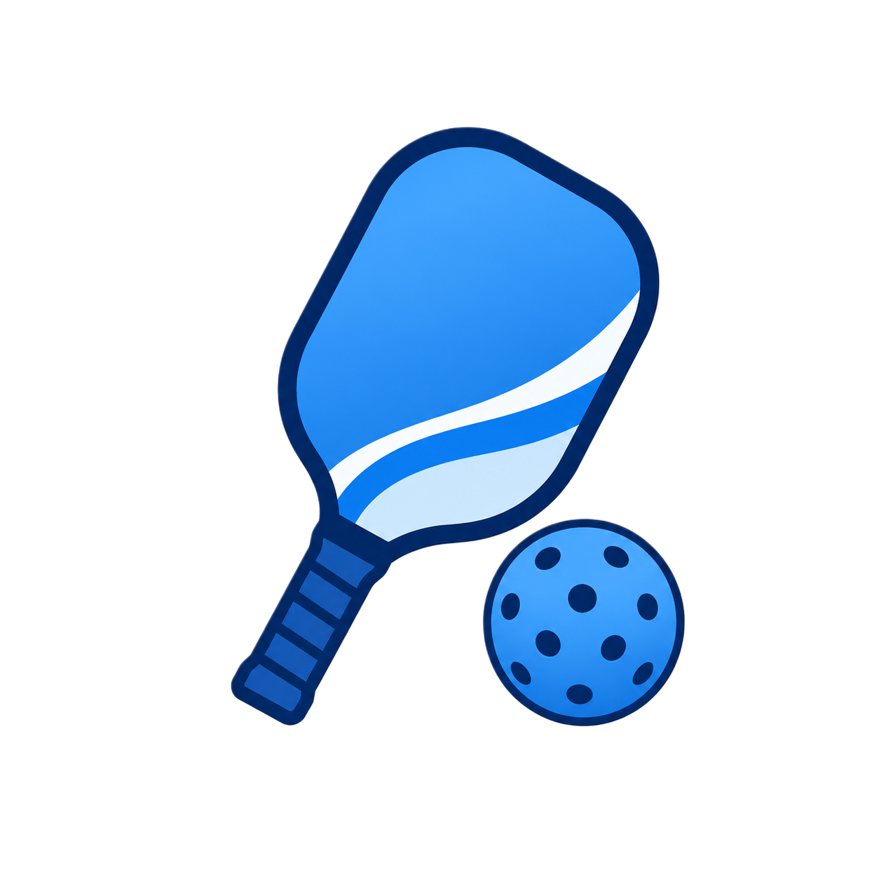 Pickleball paddle icon